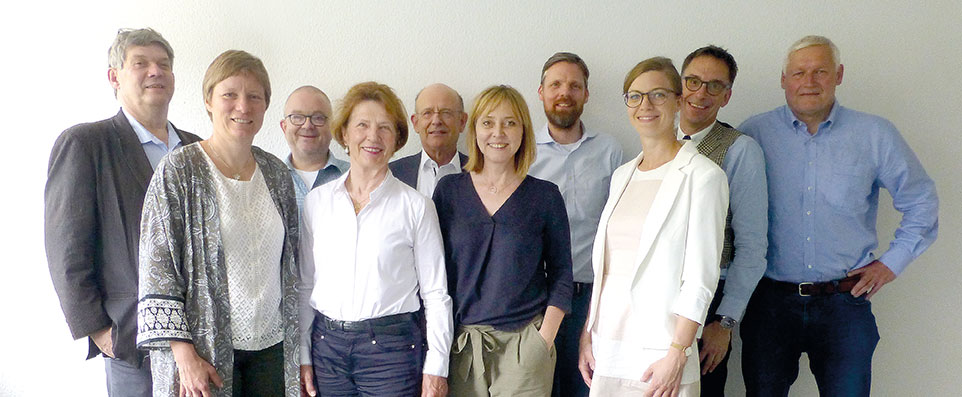 Ehrenamtliche Opportunity-Stiftungsräte verdoppeln Ihre Spende bis zu 100.000 Euro! (v.l.n.r. Heiner Ophardt, Beate Stoffels, Joachim Behrens, Renate Henning, Klaus Henning, Anke Luckja (Vorstand), Nils Ritterhoff, Magdalena Freischlad, André Stoffels und Christoph Maurer)